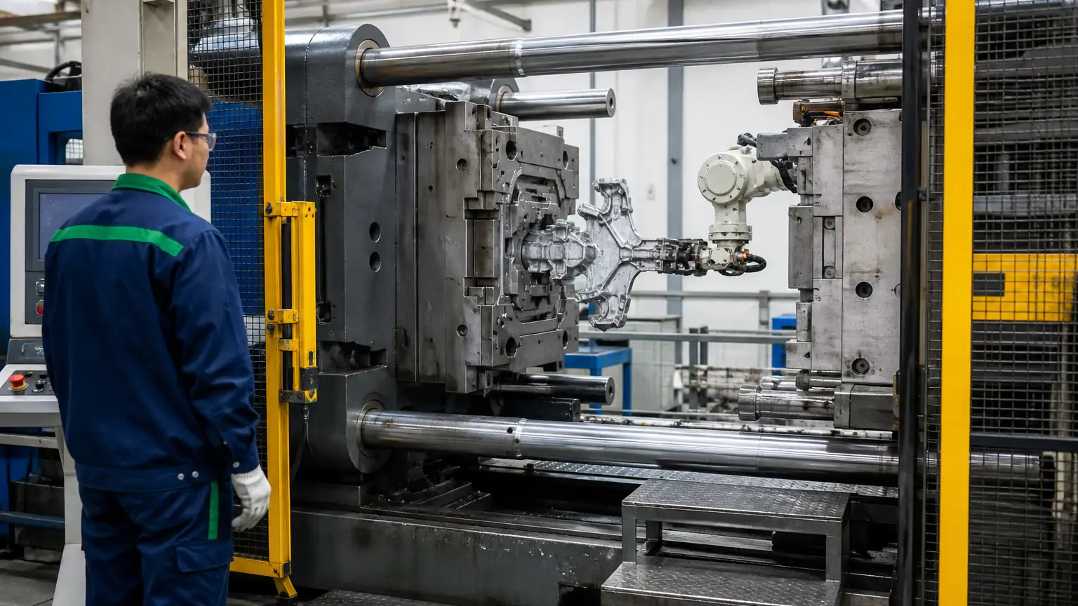 Cold chamber aluminum die casting production cycle